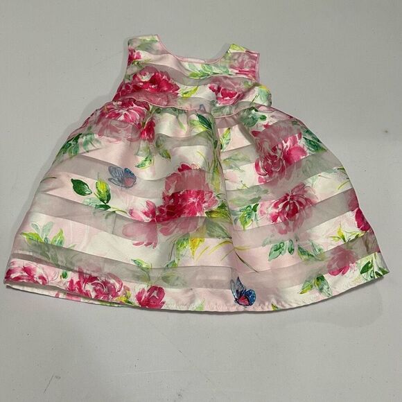 Wonder Nation Sleeveless Floral Dress | Toddler Girls 18 months - Picture 1 of 8